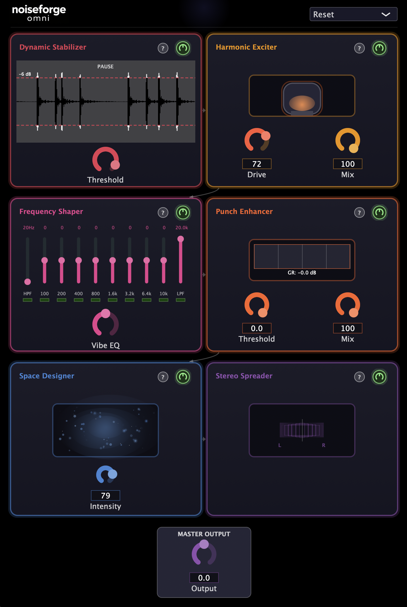 Noiseforge Omni Plugin Interface